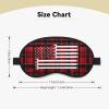 USA America Flag Mechanic Wrench Polyester Satin 3PCS Blackout Sleep Mask Adjustable Strap Men Women Comfortable Eyeshade Night Travel5 view 4