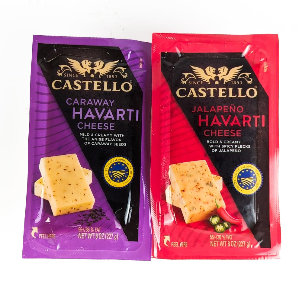 Jalapeo and Caraway Havarti 7oz (Pack of 2)