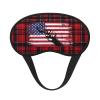 USA America Flag Mechanic Wrench Polyester Satin 3PCS Blackout Sleep Mask Adjustable Strap Men Women Comfortable Eyeshade Night Travel3 view 1
