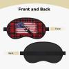 USA America Flag Mechanic Wrench Polyester Satin 3PCS Blackout Sleep Mask Adjustable Strap Men Women Comfortable Eyeshade Night Travel3 view 2
