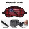 USA America Flag Mechanic Wrench Polyester Satin 3PCS Blackout Sleep Mask Adjustable Strap Men Women Comfortable Eyeshade Night Travel3 view 3