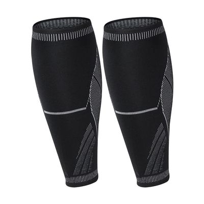 1pair Women Men Elastic Compression Anti Slip Outdoor Sports Calf Sleeve Brace Cycling Running