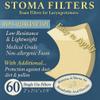 Stoma Cover Foam Filters for Laryngectomees with Improved Adhesive - Large White, Single Removable Tape (60) view 1