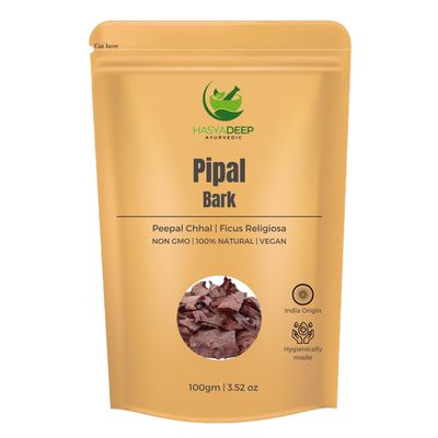 Hasyadeep Pipal Bark | Ficus religiosa | Peepal Chhal (450gm/15.87oz)