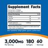 Nutricost Pumpkin Seed Oil 3,000mg Per Serving, 180 Softgels for 60 Servings Per Bottle - GMO-Free, Gluten-Free, Dietary Supplement view 2