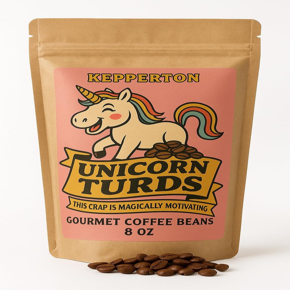 Unicorn Turds Coffee Magical Medium Roast Gift Coffee Unicorn Lovers Gifts for Fantasy Fans Stocking Stuffers for Teen Girls and Women Mom Friend Presents