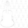 12pcs Clear Plastic Candy Boxes: Wedding Party Favor Holders - Guitar Style Sweets Display - Elegant Treat Containers - Table Candy Packaging Box view 1