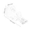 12pcs Clear Plastic Candy Boxes: Wedding Party Favor Holders - Guitar Style Sweets Display - Elegant Treat Containers - Table Candy Packaging Box view 2