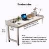 Mobile OverBed Table with 360 Wheels and Heavy - Duty Metal Legs. Laptop Desk for Queen - Sized Beds. Features Baffle Holder, Ideal for Home & Hospital Use(Natural,150cm/59in) view 2
