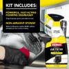 Weiman Foaming Air Fryer Cleaning Kit, Cleaner & Degreaser for Ceramic Baskets & Trays, Removes Grease, Grime, Oil & Baked-On Food, Includes Non-Abrasive Sponge, Fast-Acting, Residue-Free, 14 oz view 4