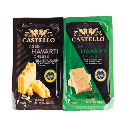 Aged and Dill Havarti Cheese 7oz (Pack of 4)