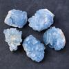 AEVHBAMXN Blue Celestite Crystal Geode Cluster Irregular Celestine for Home Decor,100~200g view 4
