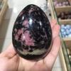 TYSTABPC Rose Stone Crystal Quartz Gem Egg Room Decoration Home furnishings Aquarium Birthday Present (Size : 300-350g) view 2