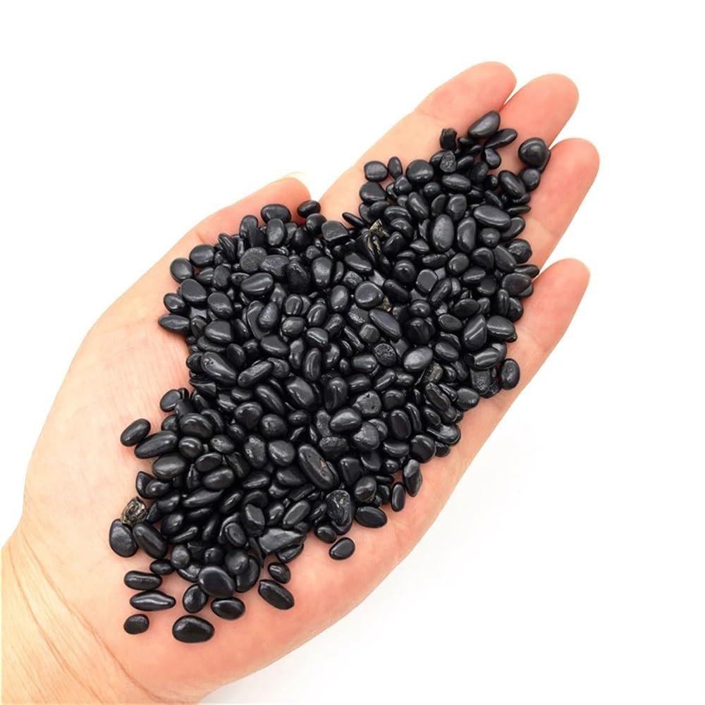VUQLDHAYZ Black Shungite Gravel Stone Crystal Quartz Home Ornaments Decoration