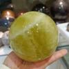 AEVHBAMXN Stone Yellow Quartz Crystal Ball, Home Office Decoration Aquarium(Size:50-100g) view 2