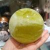 AEVHBAMXN Stone Yellow Quartz Crystal Ball, Home Office Decoration Aquarium(Size:50-100g) view 3