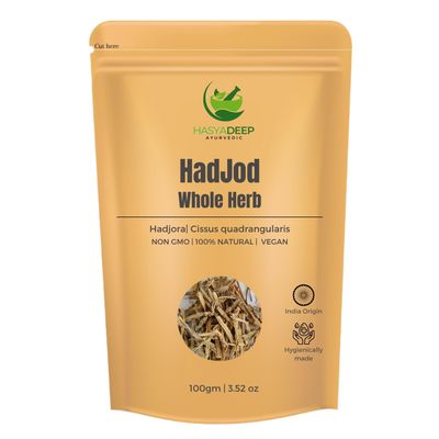 Hasyadeep Hadjod Whole Herb | Cissus quadrangularis (450gm/15.87oz)