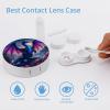 CASOWAT Dragon Contact Lens Case, Portable Round Travel Case with Mirror And 2 Pots, Leak-Proof Compact Storage for Daily Use view 3