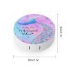 CASOWAT Mermaid Contact Lens Case, Portable Round Travel Case with Mirror And 2 Pots, Leak-Proof Compact Storage for Daily Use view 2