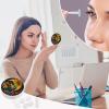 CASOWAT Moon Flowers Contact Lens Case, Portable Round Travel Case with Mirror And 2 Pots, Leak-Proof Compact Storage for Daily Use view 4
