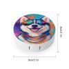 CASOWAT Husky Dog Contact Lens Case, Portable Round Travel Case with Mirror And 2 Pots, Leak-Proof Compact Storage for Daily Use view 2