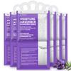 CLEVAST Moisture Absorbers Packets - 15.2 OZ, 6 Pack Large Dehumidifier Bags for Closet, Hanging Humidity Absorber in Wardrobes, Bedrooms, Bathrooms - Lavender Scented view 1