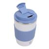 Aqur2020 Premium Stainless Steel SelfStirring Mug with Lid for Office Protein Shakes, Blue view 4