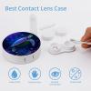 CASOWAT Ocean Turtle Contact Lens Case, Portable Round Travel Case with Mirror And 2 Pots, Leak-Proof Compact Storage for Daily Use view 3