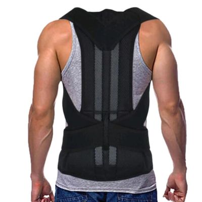 Plus Size XS-5XL Full Back Support Belt Posture Corrector Shoulder Neck Clavicle Support Men Women Waist Back Brace Posture Trainer Prevent Scoliosis Improve Hunchback(3X-Large)