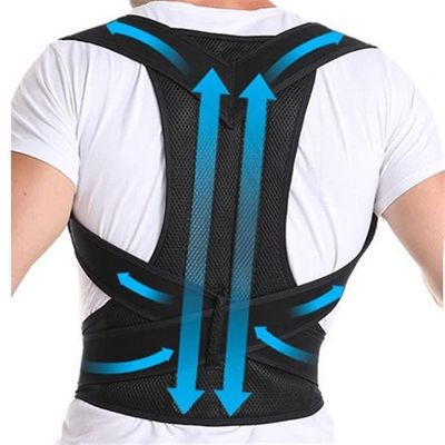 Big Size XS-5XL Posture Corrector Back Brace Men Women Shoulder Neck Back Support Belt Scoliosis Humpback Correction Adjustable Workout Corset Tops Vest(XX-Large)