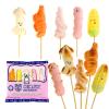 ORICANDY Roasting Marshmallows, 2 Pack (10 Sticks) Fluffy Fruit-Flavored Smores Candy for BBQ, Camping & Bonfires, Party Favors for Kids, Birthday & Bachelorette Party Treats view 1