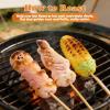 ORICANDY Roasting Marshmallows, 2 Pack (10 Sticks) Fluffy Fruit-Flavored Smores Candy for BBQ, Camping & Bonfires, Party Favors for Kids, Birthday & Bachelorette Party Treats view 2