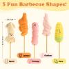 ORICANDY Roasting Marshmallows, 2 Pack (10 Sticks) Fluffy Fruit-Flavored Smores Candy for BBQ, Camping & Bonfires, Party Favors for Kids, Birthday & Bachelorette Party Treats view 3