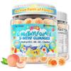 Kids L-Methylfolate Gummies, Active 5-MTHF + Methyl B12, Vitamin B6, B2, Choline, Vegan Omega 3 DHA & EPA, Methylated Multivitamin, MTHFR Supplement for Methylation, Focus, Cognition, Brain, 60 Cts view 1