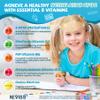 Kids L-Methylfolate Gummies, Active 5-MTHF + Methyl B12, Vitamin B6, B2, Choline, Vegan Omega 3 DHA & EPA, Methylated Multivitamin, MTHFR Supplement for Methylation, Focus, Cognition, Brain, 60 Cts view 4