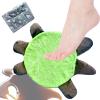 11'' Floor Turtle Foot Mop, Cute Double-Sided Turtle-Shaped Floor Cleaning Pad, Turtle Foot Mop - for Housewife Elderly Women Adults Busy Parents Kitchen Bathroom Living Room Bedroom view 1