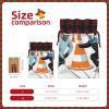 TOKLIHDTJ Ice Hockey Pattern Print Christmas Drawstring Gift Bags Wrapping Goody Sweet Treat Candy Bags For Xmas Birthday Party Supplies Favors Medium view 4