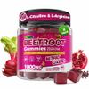 Beet Root Gummies with L-Citrulline & L-Arginine, Nitric Oxide Supplements for Men & Women, Grape Seed, Pomegranate, Saffron for Healthy Circulation, Vsculr & Vitality, Vegan, Sugar Free, 120Cts view 1