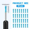 30 PCS Ear Wax Removal Replacement Tips for Ear Camera for Wet/Dry Ear Wax Cleaning, Cleaning Ear Spoon Cleaner Tips Replacement Tip Ear for Adults Ear Waxes Removal view 2