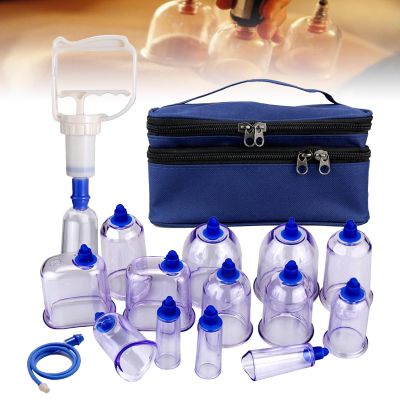 13PCS Cupping Therapy Set, Professional Chinese Cupping Cups Kit for Muscle Relief, Back Pain Relief, Deep Tissue Massage, Home Spa Treatment, Pain Management Tools