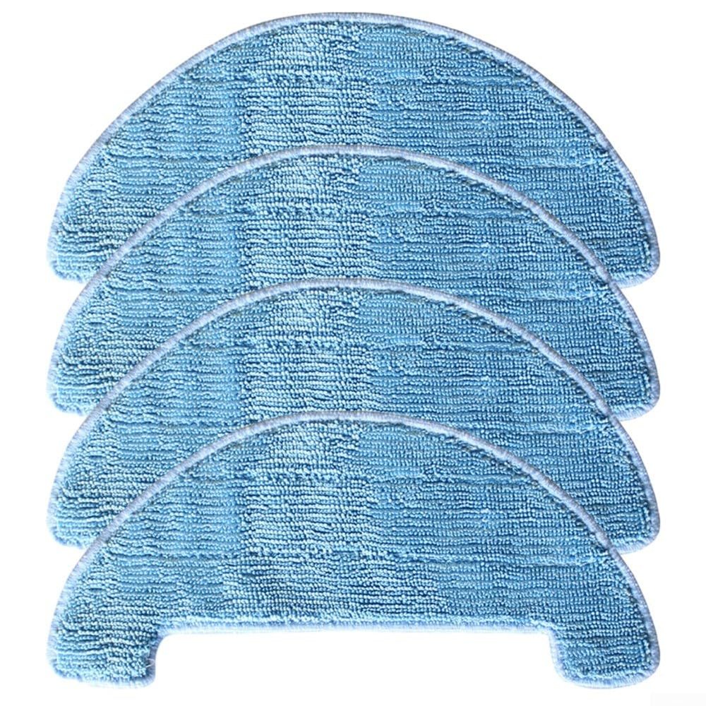 10pcs Microfiber Mop Cloths For 360 P7 Robot Vacuum, Washable Cleaning Pads Replacement for Hardwood, for TILE and Laminate Floors, Easy to Attach and Remove for Household Cleaning(4pcs)