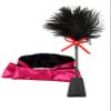Feather Tickler Satin Eye Silk Mask Set view 1