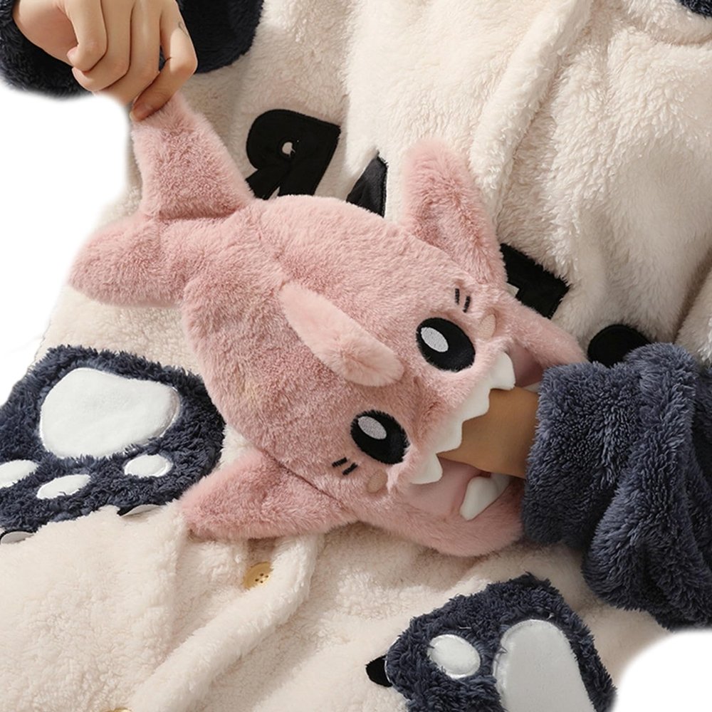Furry Hand Warmer Cartoon Hand Muffs Thicken Cushion Winter Cold Weather Thermal Compress Accessories Winter Accessories