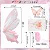 17FEIVRLU Butterfly Flower Wrapping Paper Kit, 261 Pcs Graduation Bouquet Wrapping Paper 20 Set Butterfly-Shaped Waterproof Money Bouquet Wrapped for Florist Supplies Graduation DIY Crafts view 2