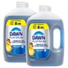 Dawn Platinum Refill Jug Dish Soap, Fresh Rain Scent Liquid Dishwashing Detergent Powerful Dawn Dish Soap for Tough Grease Removal Dishwashing Liquid Value Pack, 51.5 oz (Pack of 2) view 1