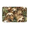 Cute Sloth Print Diatomaceous Rug 31.5x19.7inch Water Clean Floor Carpet for Tub Shower Home Decor view 1