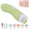 Aqur2020 Electric Baby Nail Trimmer, Rechargeable, ABS Material, 6 Heads, for 0-3 Years, Yellow view 4