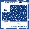 50 Count American Flag Paper Napkins 25 Red & White Stripe and 25 Blue with Stars Design, Disposable Beverage Cocktail Napkins for 4th of July, Memorial Day, Patriotic Parties, and Table Decorations view 2