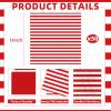 50 Count American Flag Paper Napkins 25 Red & White Stripe and 25 Blue with Stars Design, Disposable Beverage Cocktail Napkins for 4th of July, Memorial Day, Patriotic Parties, and Table Decorations view 3