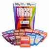 Happy Viking Plant-Based Protein Powder +100 Superfoods Meal Replacement Shake Variety Pack, Created by Venus Williams, 30g Plant Protein, 10g Fiber, Vegan, Gluten-Free, Non-GMO,12 Meals view 1
